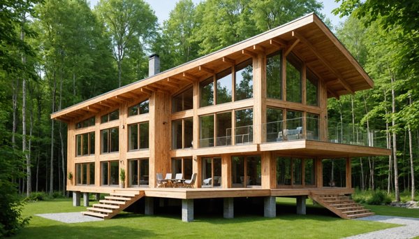 Maison en bois écologique : source durable et design personnalisé